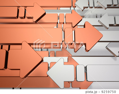 対立を描いた3Dレンダリング 対立を描いた3Dレンダリング 9259750