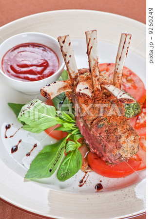 roasted lamb rib roasted lamb rib 9260249