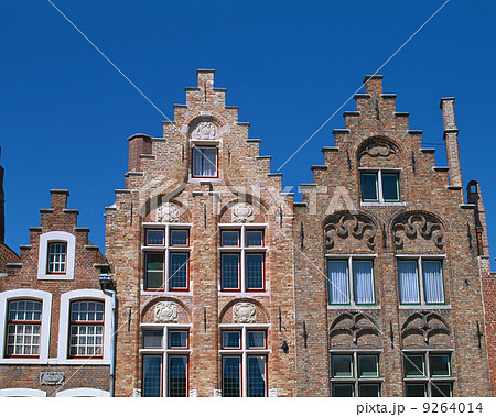 ベルギー ブルージュの街並み 9264014