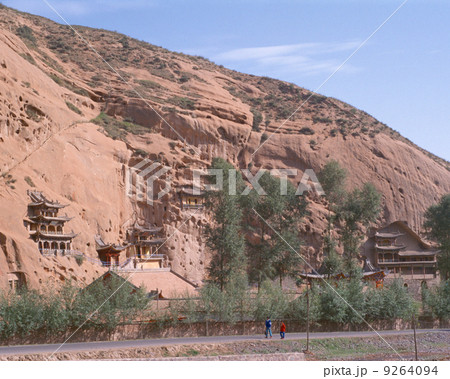 張掖　馬蹄寺　石窟 9264094