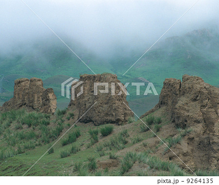 鳥稍峰　漢時代　長城 9264135