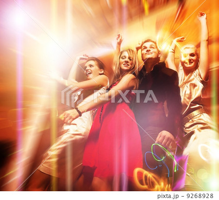 People dancing in the night club .. 9268928