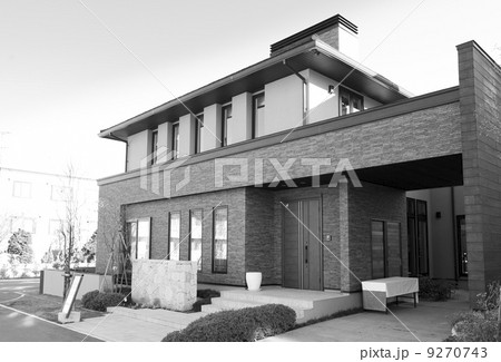 一戸建て（モノクロ） 9270743