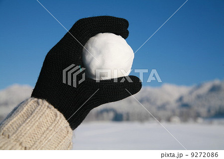 Snowball black woolen gloves Snowball black woolen gloves 9272086