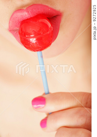 lollipop woman sensual lips lollipop woman sensual lips 9272925