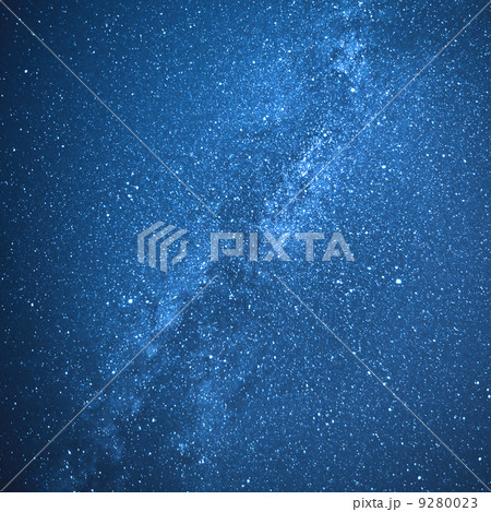 Real milky way galaxy and stars 9280023