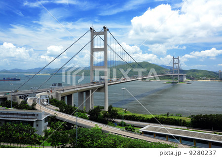 Tsing Ma Bridge in Hong Kong 9280237