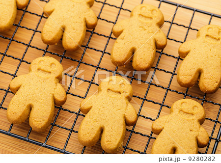 Gingerbread cookies close up 9280282