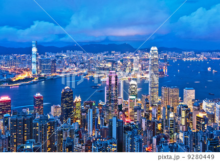 Hong Kong at night Hong Kong at night 9280449