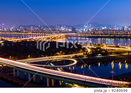Seoul city night 9280696
