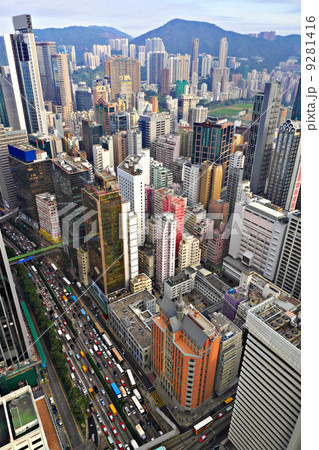 Hong Kong crowded buildings 9281416