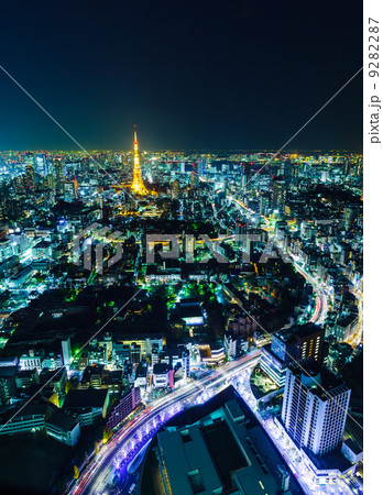 Tokyo skyline at night Tokyo skyline at night 9282287