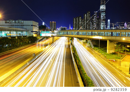 traffic light trails traffic light trails 9282359