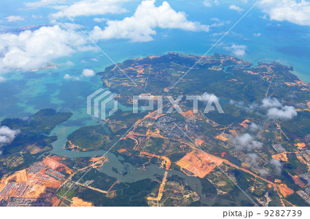 aerial picture of non-urban city aerial picture of non-urban city 9282739