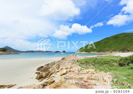 Sai Wan beach in Hong Kong Sai Wan beach in Hong Kong 9283104