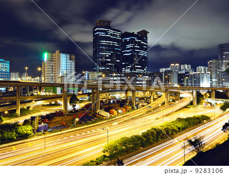 traffic through downtown HongKong traffic through downtown HongKong 9283106