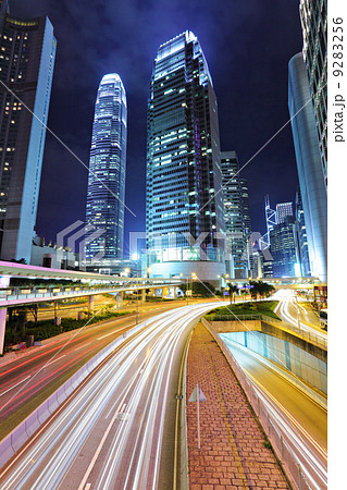 traffic through downtown HongKong 9283256