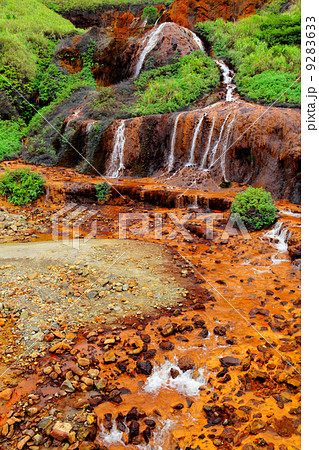 Golden waterfall, Taiwan 9283633