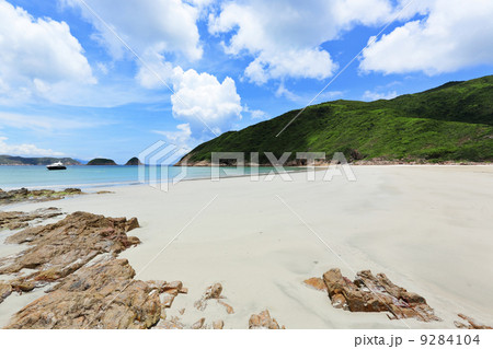 Sai Wan beach in Hong Kong 9284104