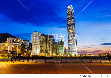 Hong Kong Skyline at night 9284274