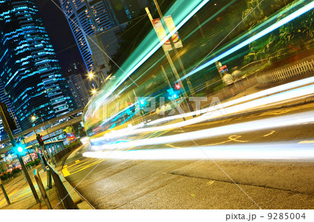Modern urban landscape at night 9285004