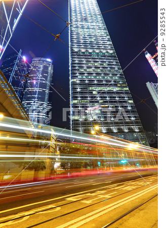 traffic in city at night traffic in city at night 9285543