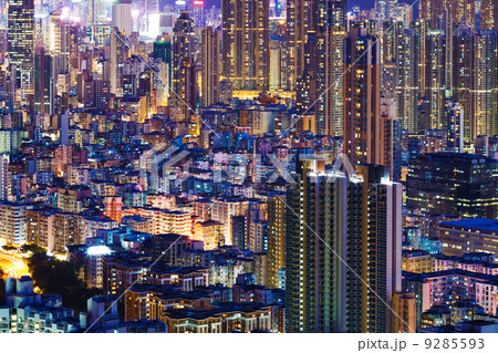 Hong Kong city at night Hong Kong city at night 9285593