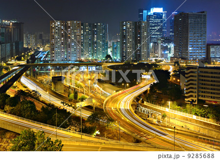 modern city at night modern city at night 9285688