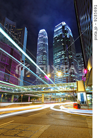 traffic through downtown HongKong 9285691