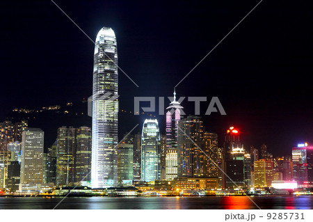 Hong Kong cityscape at night Hong Kong cityscape at night 9285731