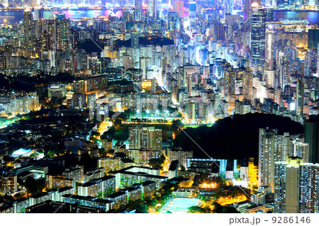 kowloon at night kowloon at night 9286146