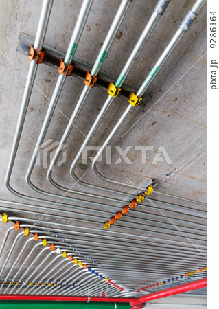 Pipes on wall 9286164