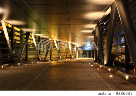 modern flyover at night 9286635