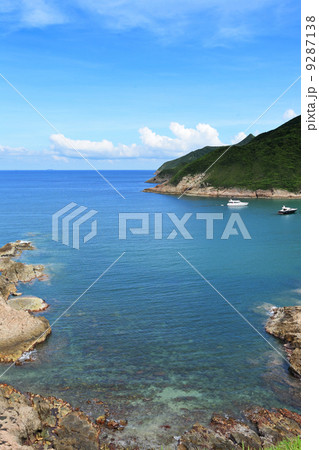 Sai Wan bay in Hong Kong 9287138