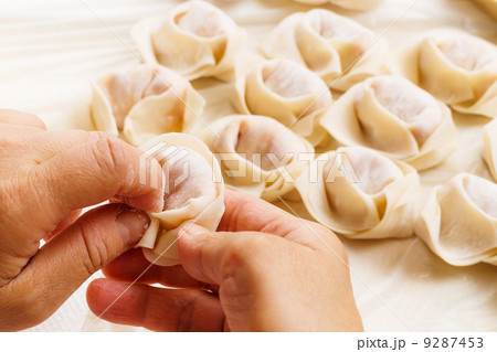 Homemade Chinese dumpling 9287453