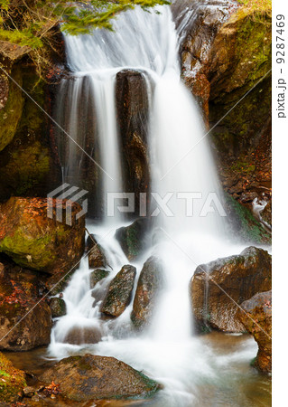 Waterfall in forest 9287469