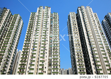 apartment block in Hong Kong apartment block in Hong Kong 9287705