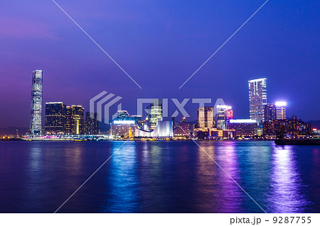 Kowloon skyline in Hong Kong 9287755