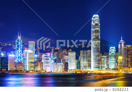 Cityscape of Hong Kong night Cityscape of Hong Kong night 9288221