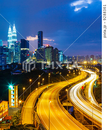 Kuala Lumpur skyline at night Kuala Lumpur skyline at night 9288361