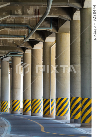 Under the highway road bridge 9288444