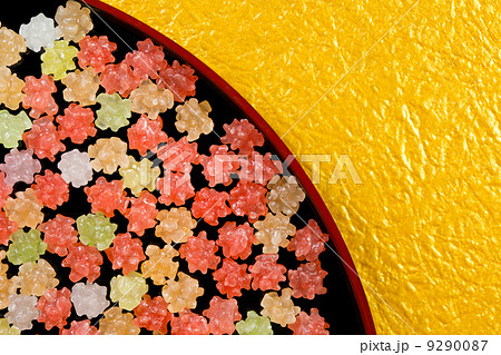 金の和紙と金平糖 金の和紙と金平糖 9290087