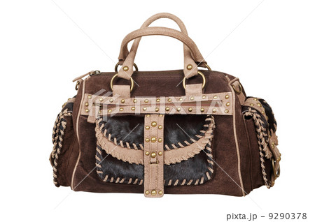 Suede female bag 9290378