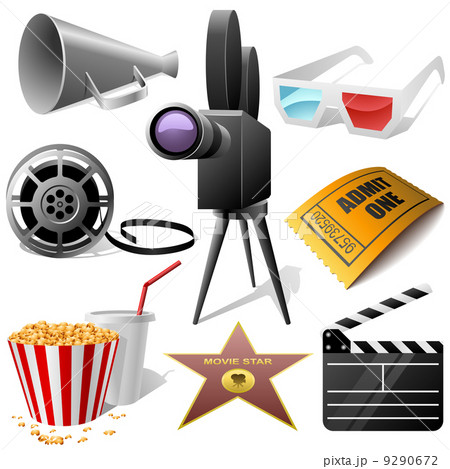 Cinema symbols 9290672