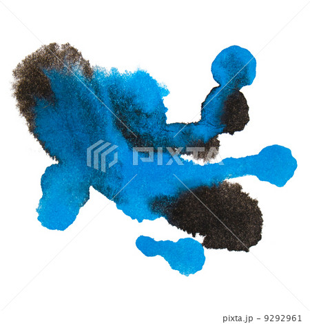 color spot blue black macro blotch texture isolated white backgr color spot blue black macro blotch texture isolated white backgr 9292961