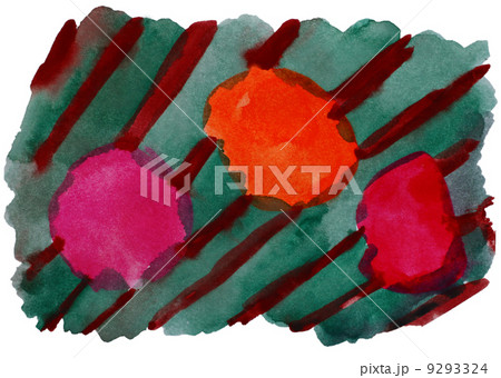 art green orange vanguard watercolor isolated for your design 9293324