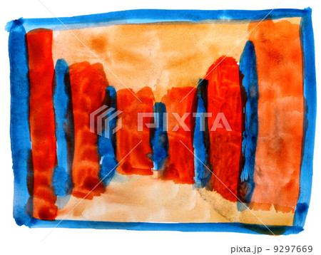 table yellow orange blue mesh chart stroke paint brush watercolo table yellow orange blue mesh chart stroke paint brush watercolo 9297669