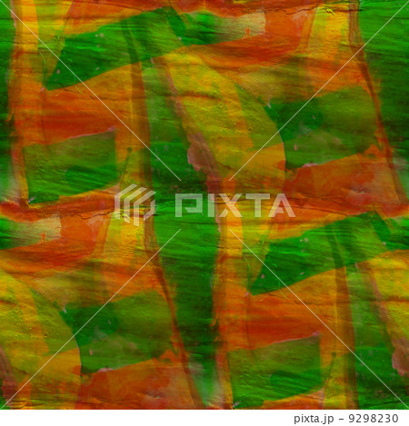 seamless yellow, green cubism abstract art Picasso texture water 9298230