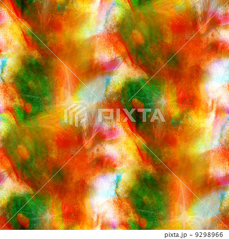hand paint orange, green background art seamless wallpaper water 9298966