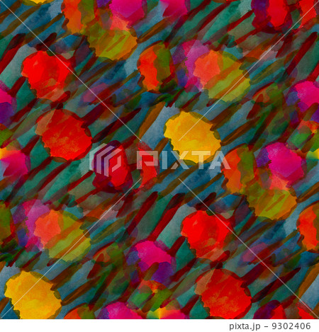 grunge texture, watercolor red green yellow seamless background 9302406